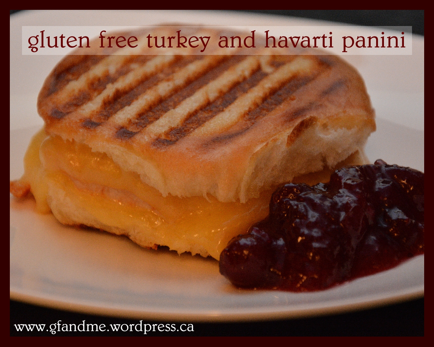 gluten free turkey and havarti panini gf and me