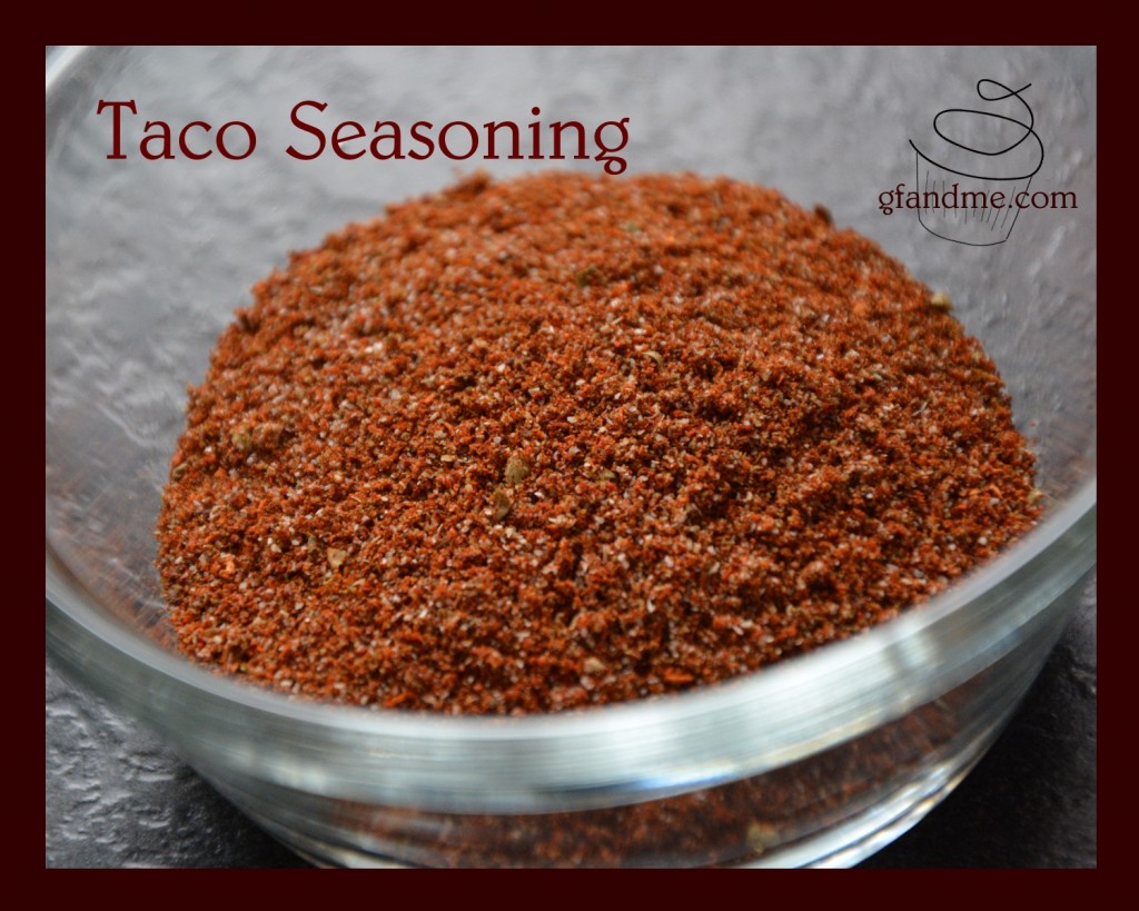 gf and me’s taco seasoning gf and me